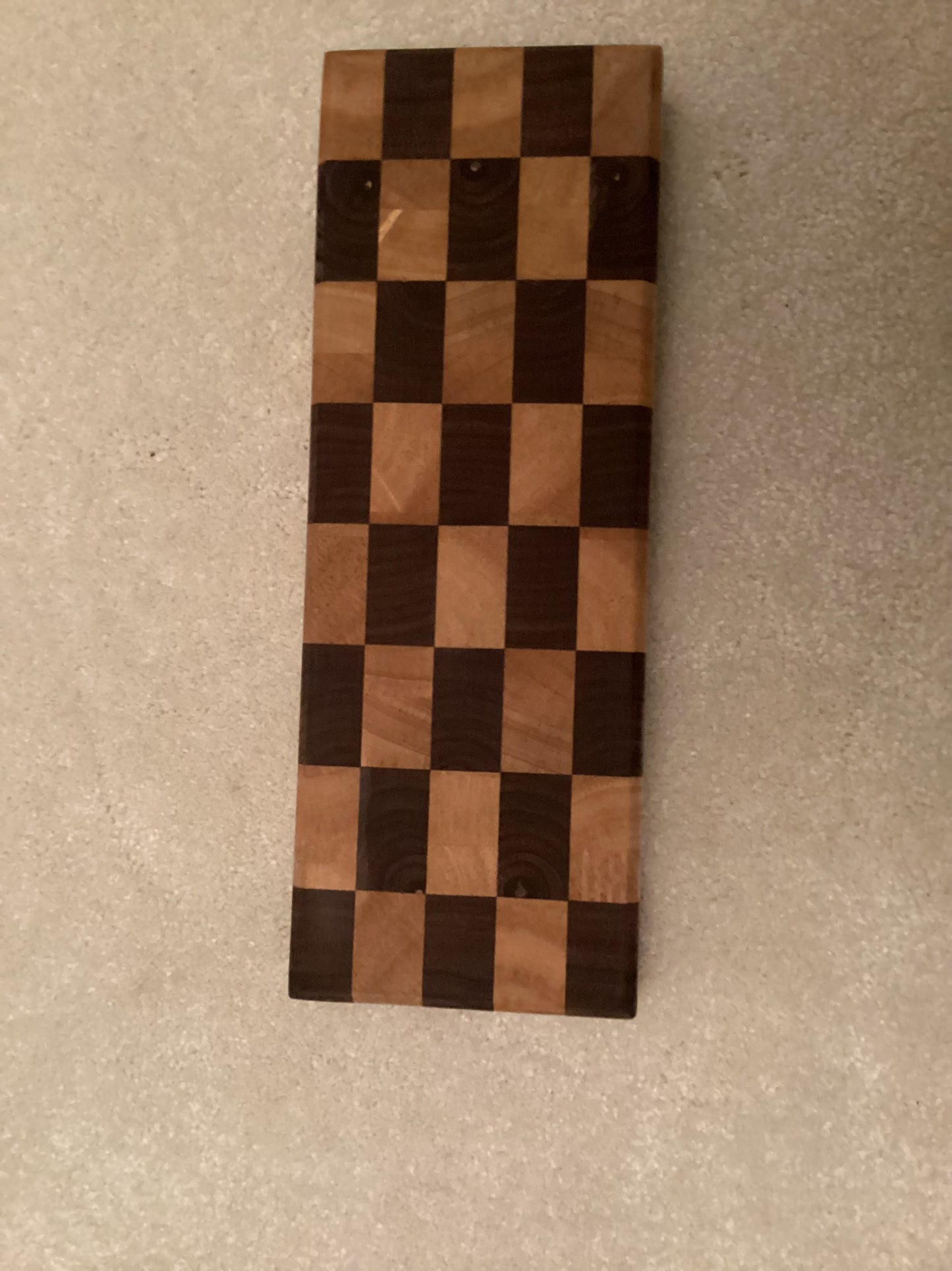 End Grain Checkered Cheese Board