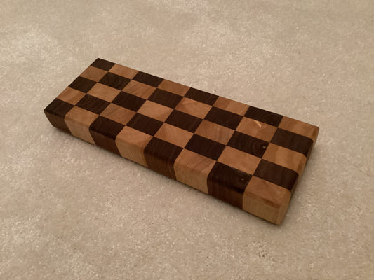 End Grain Checkered Cheese Board