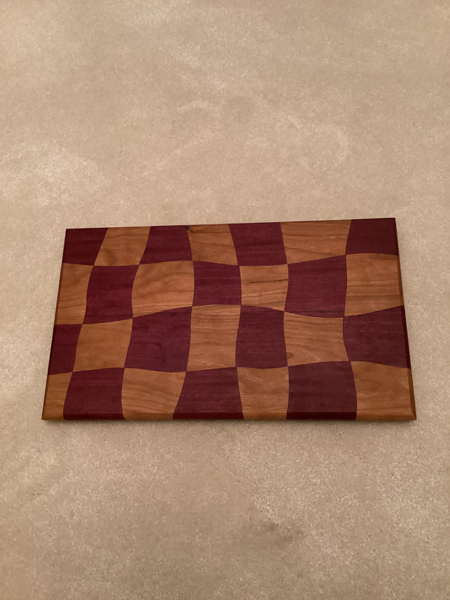 Purpleheart and Cherry Wacky Board