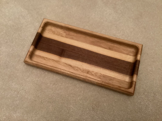 Walnut and Cherry Serving Tray