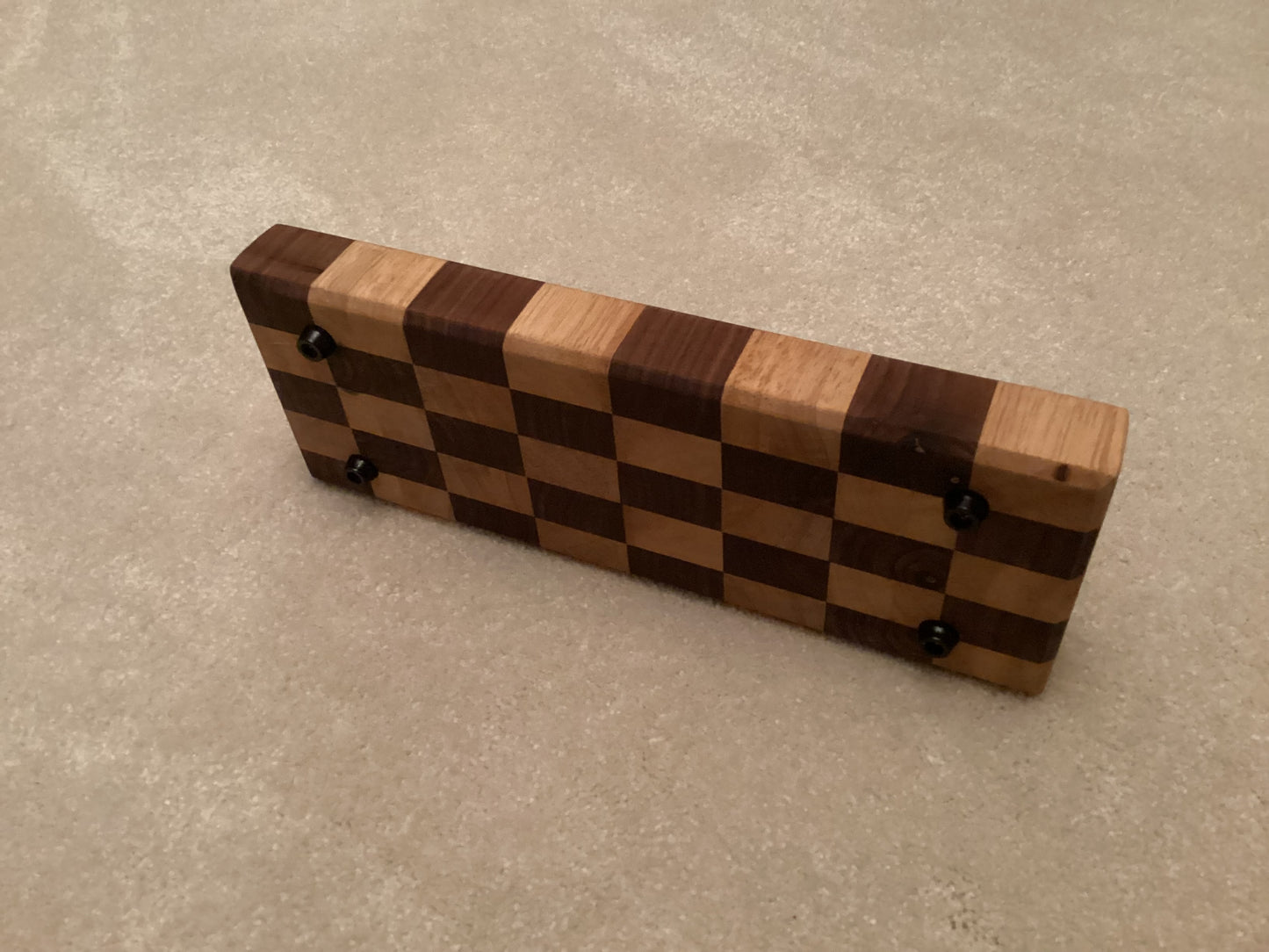 End Grain Checkered Cheese Board