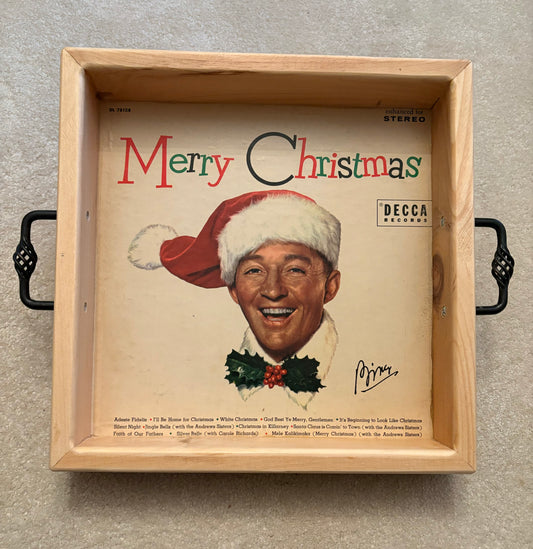 Bing Crosby Christmas Tray